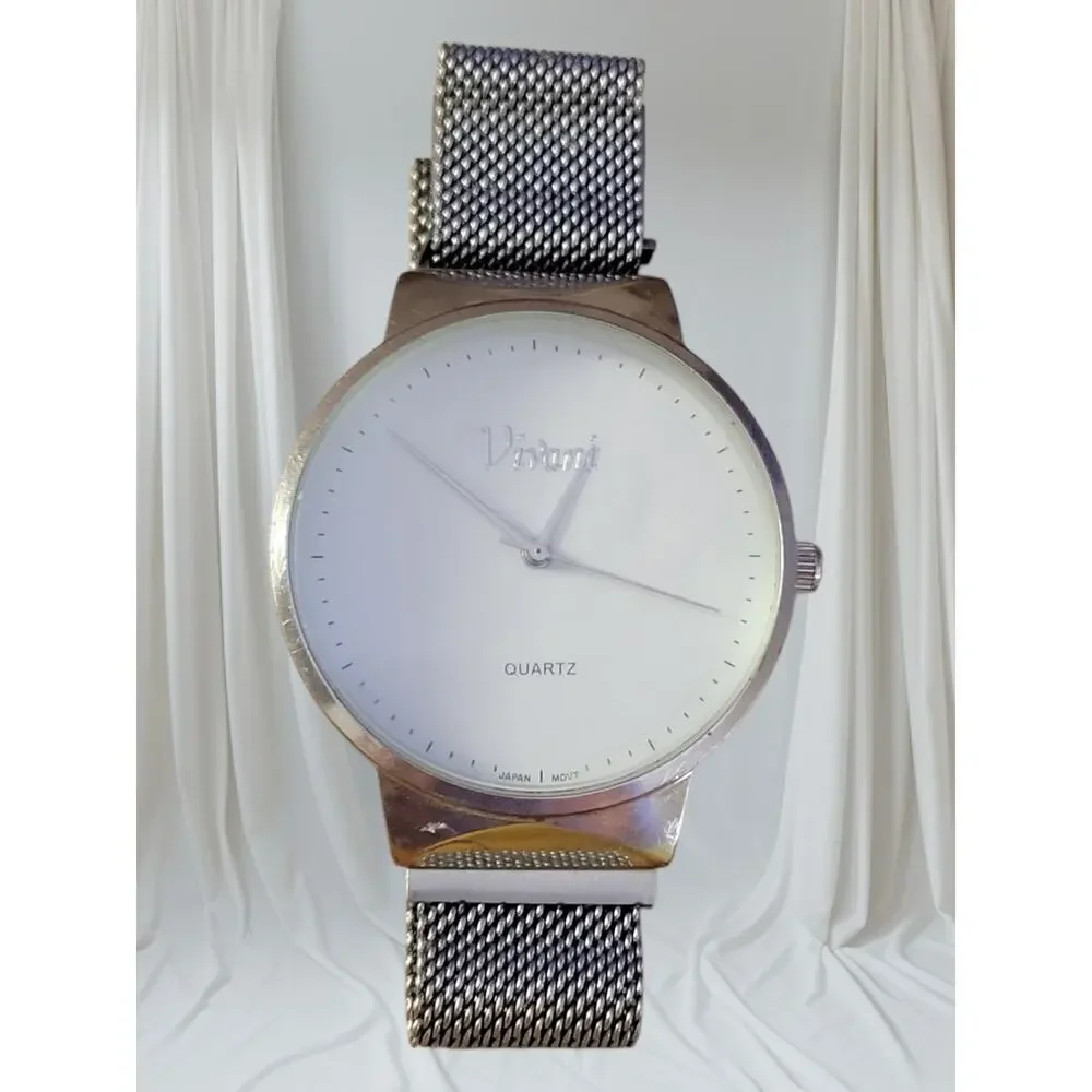 Vivani Ladies Watch 38MM watch face Quartz‎ New Battery Elegant Y2K easy to read